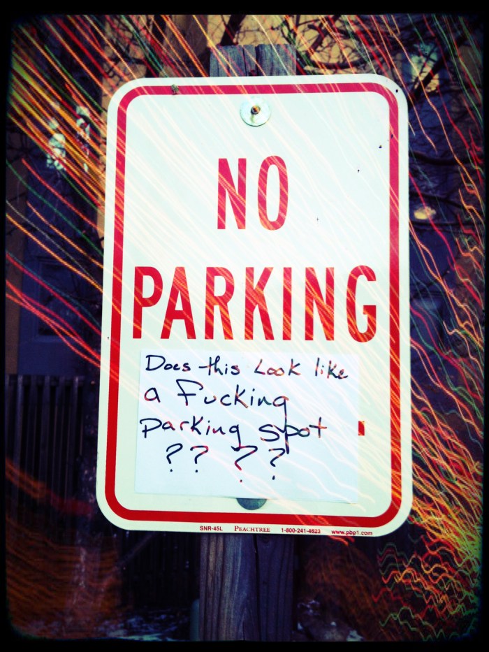 no parking!