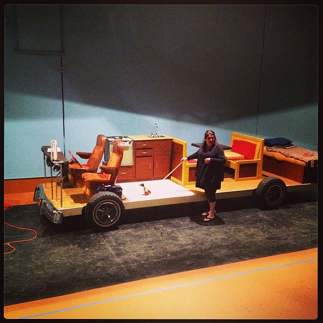 Peggy Jo and her duck